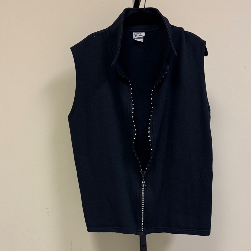 Stylish Black Vest by Isaac’s Designs